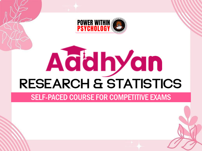 Research Methodology & Statistics for Competitive Exams in Psychology | Self-Paced Course