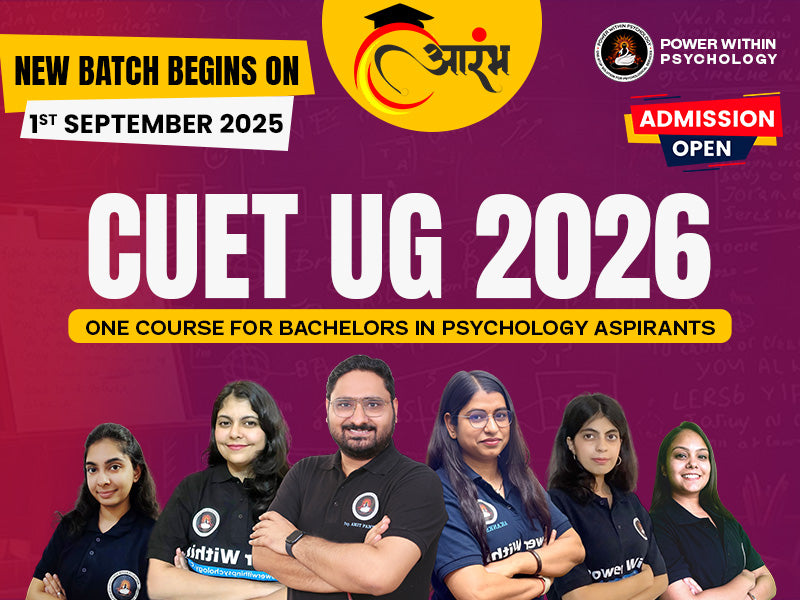 CUET (UG) 2026 - Complete Syllabus Coverage for Bachelors in Psychology