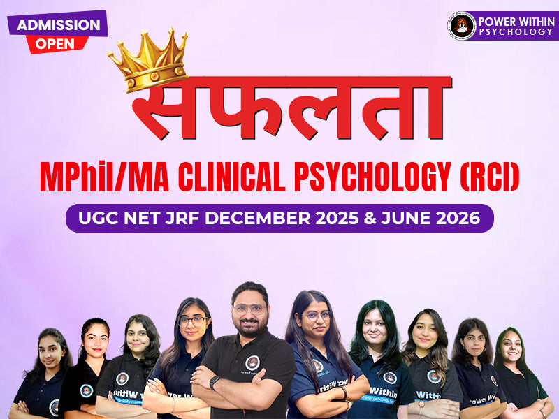 Safalta Course 2026 - MA / MPhil in Clinical Psychology & NET JRF Integrated Course