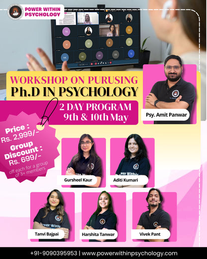 Workshop on Pursuing Ph.D in Psychology