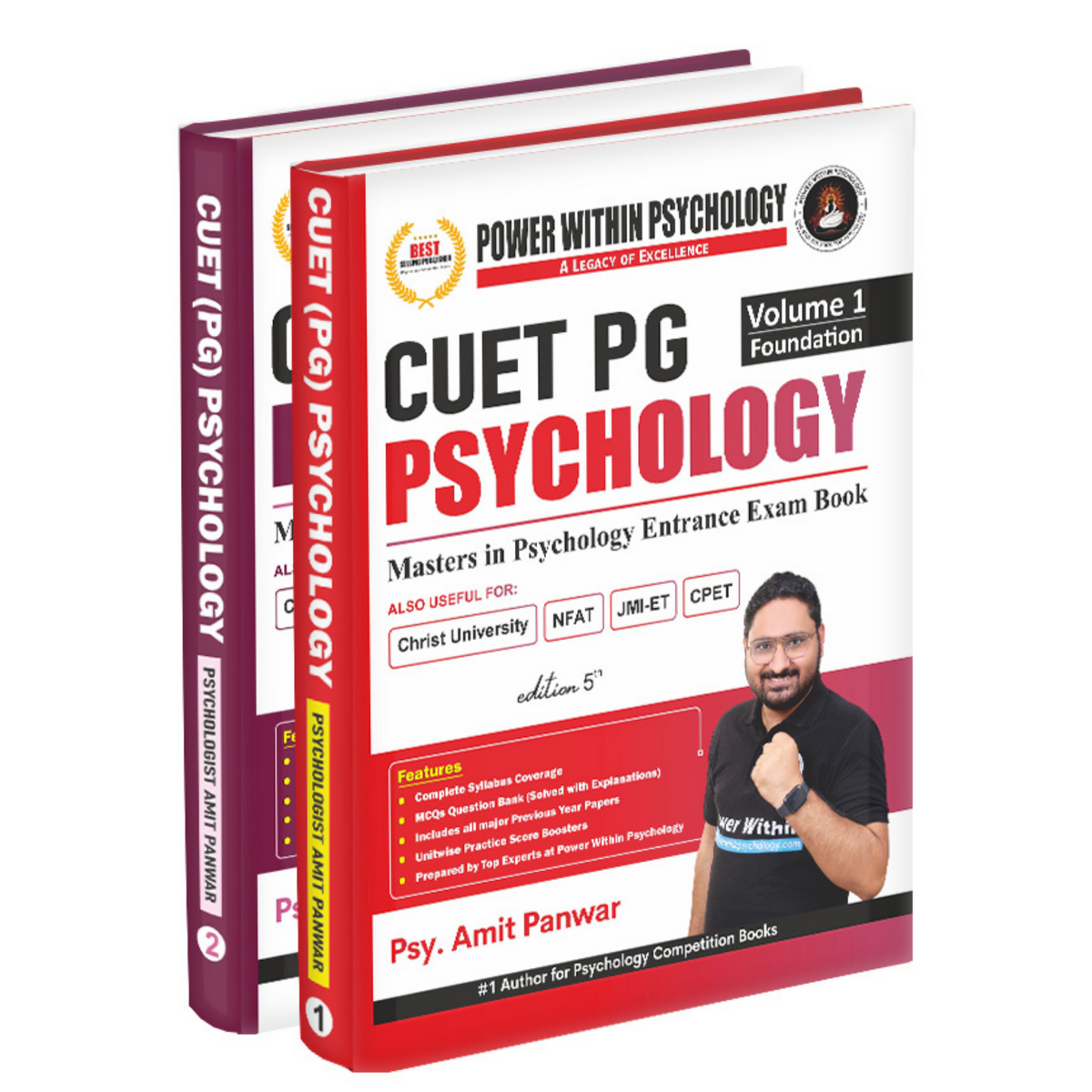 PWP CUET PG 2027 - Masters in Psychology Book (2 Books Set) - Edition 5 (New & Updated)