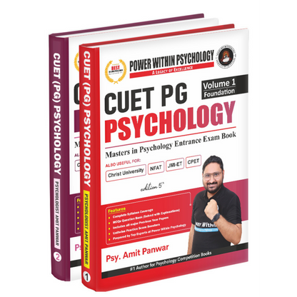 PWP CUET PG 2027 - Masters in Psychology Book (2 Books Set) - Edition 5 (New & Updated)