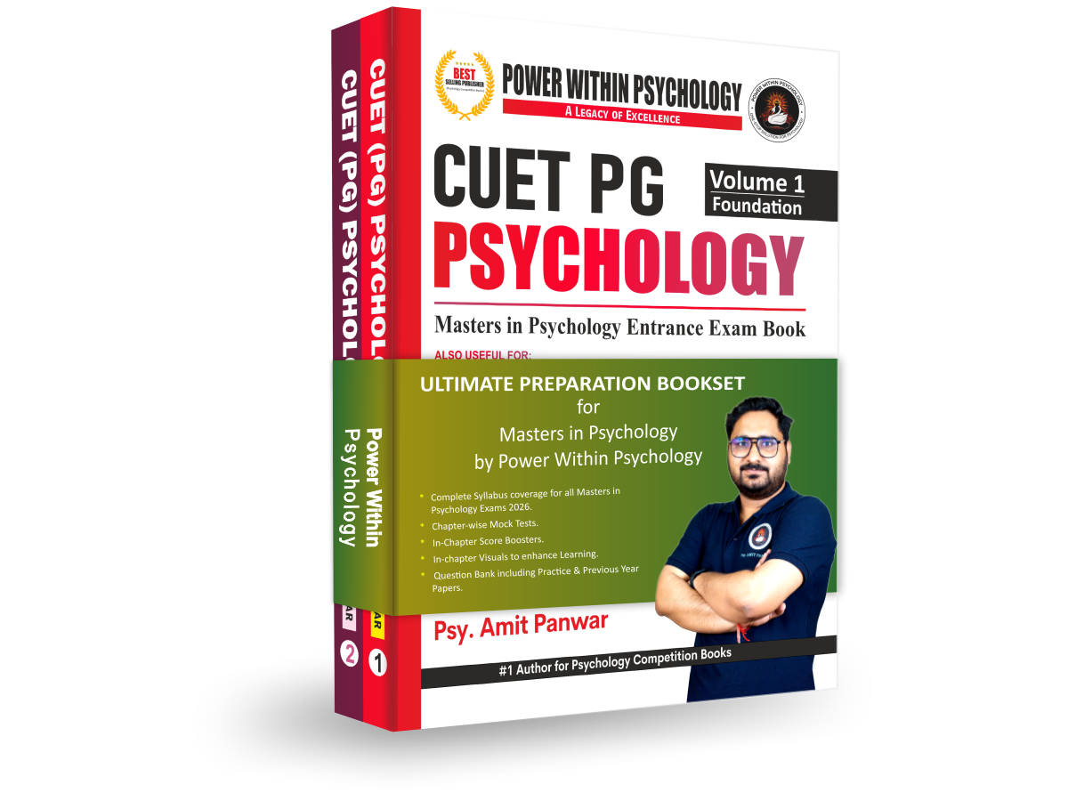PWP CUET PG 2026 - Masters in Psychology Book (2 Books Set) - Edition 5 (New & Updated)