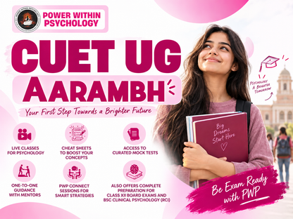 CUET (UG) 2027 - AARAMBH Course | Complete Syllabus Coverage for Bachelors in Psychology