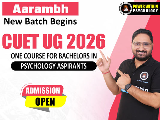 CUET (UG) 2026 - Complete Syllabus Coverage for Bachelors in Psychology