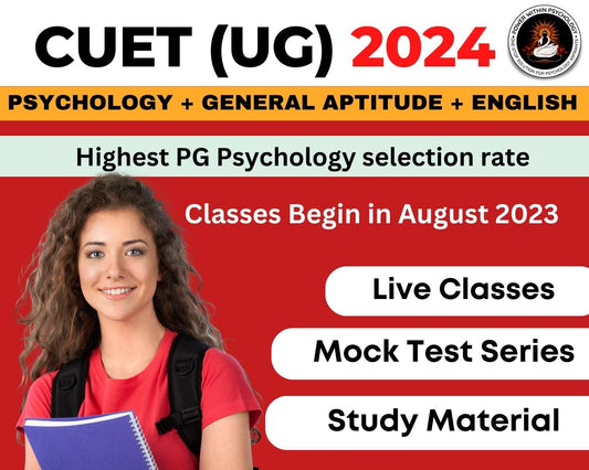CUET (UG) 2024 - Psychology + English + General Aptitude | Live Course