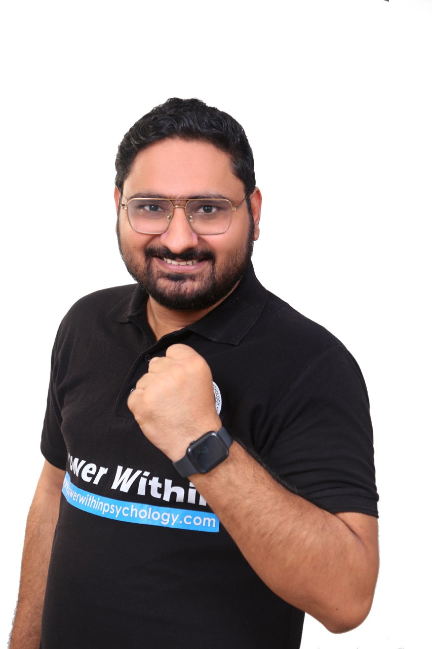 Psy. Amit Panwar, Founder and Director of Power Within Psychology
