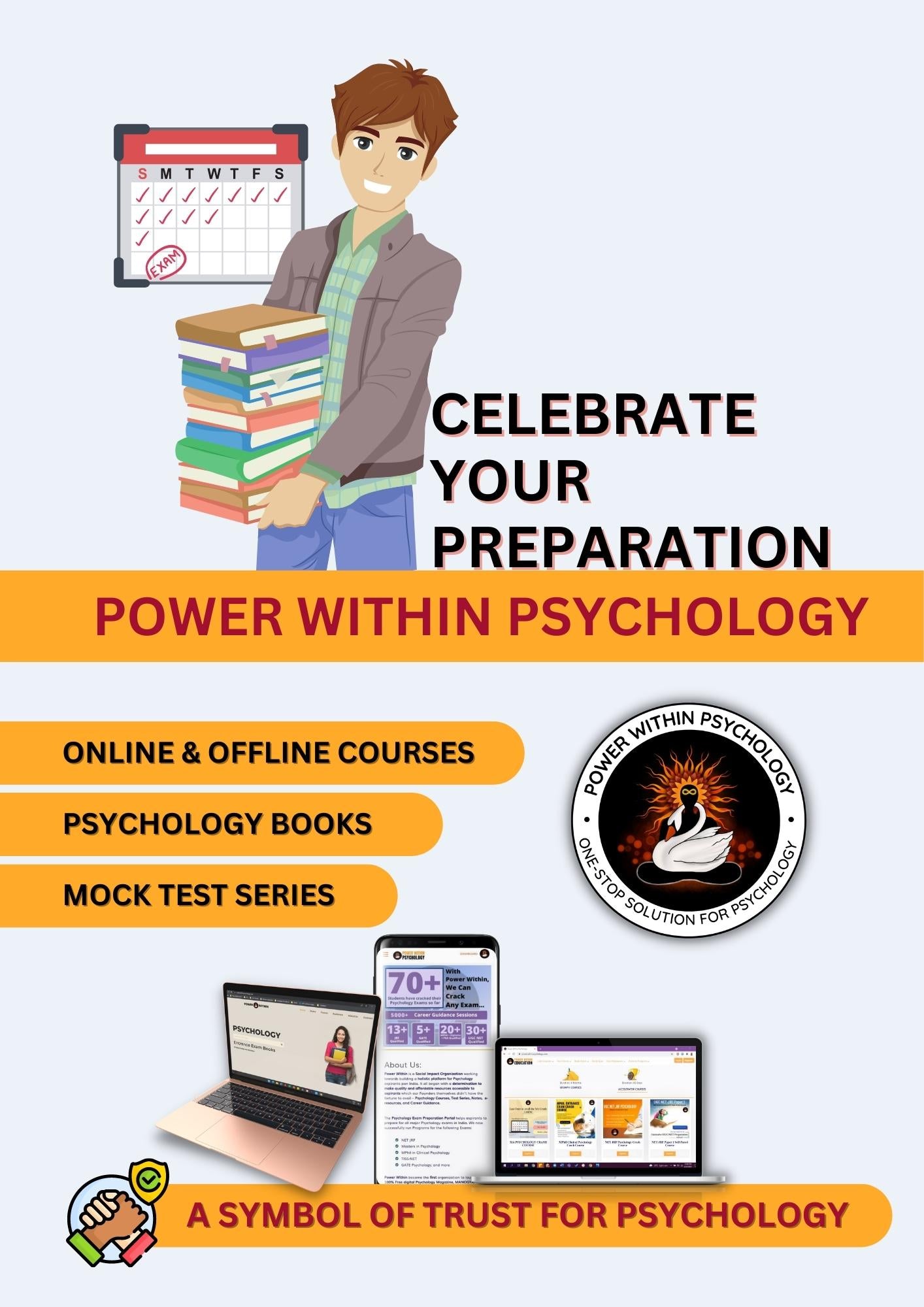 MPhil Clinical Psychology (4 Books Set) - Professional Diploma in Clinical Psychology & PsyD Entrance Exam Preparation Book - New & Updated Edition 3, 2024 - Power Within Psychology