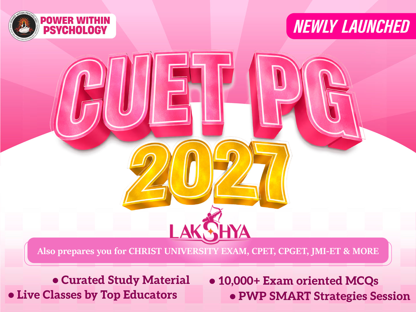 CUET PG 2027 | Lakshay PG Psychology Integrated Course