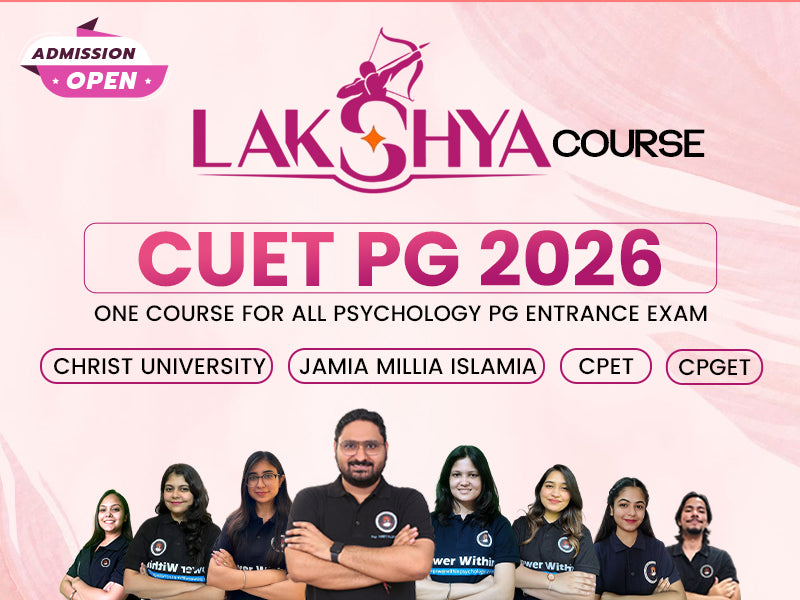 LAKSHAYA Course - CUET (PG) 2026 - PG Psychology Integrated Course
