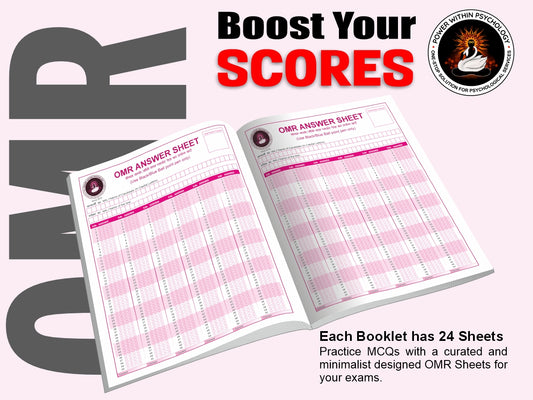 PWP Premium OMR Answer Sheets - 5 Booklets Set