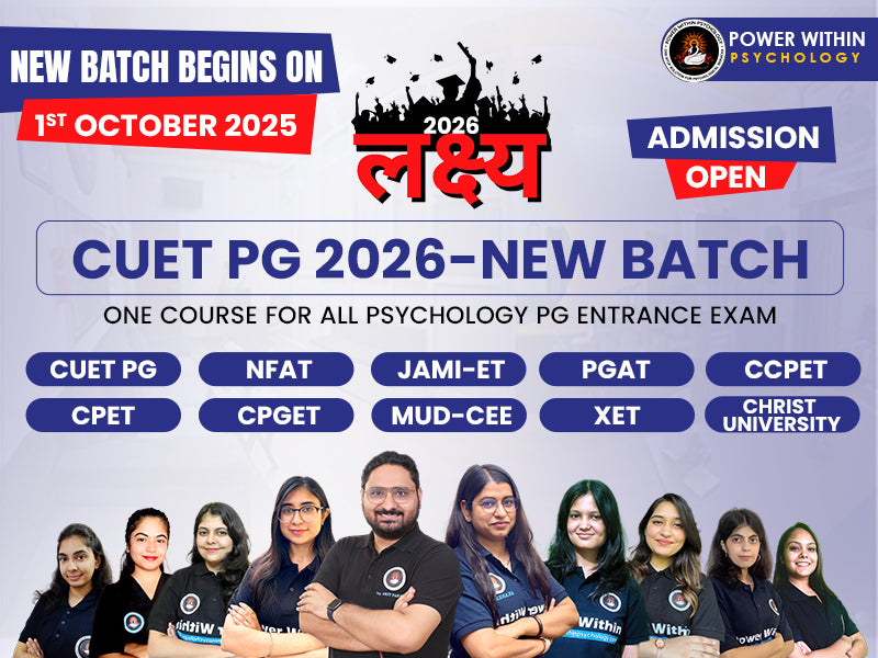 LAKSHAYA Course - CUET (PG) 2026 - PG Psychology Integrated Course