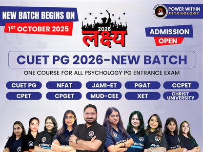 LAKSHAYA Course - CUET (PG) 2026 - PG Psychology Integrated Course
