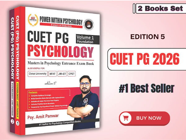 PWP CUET PG 2026 - Masters in Psychology Book (2 Books Set) - Edition ...