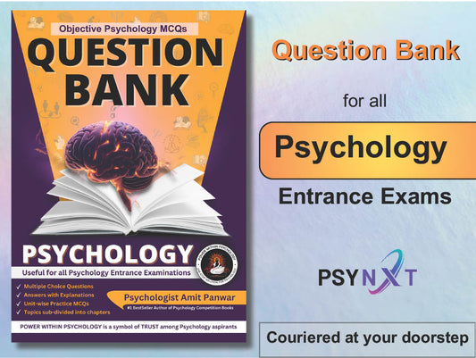 PWP Objective Psychology 2000+ MCQs Question Bank Book - Edition 2 (2025)